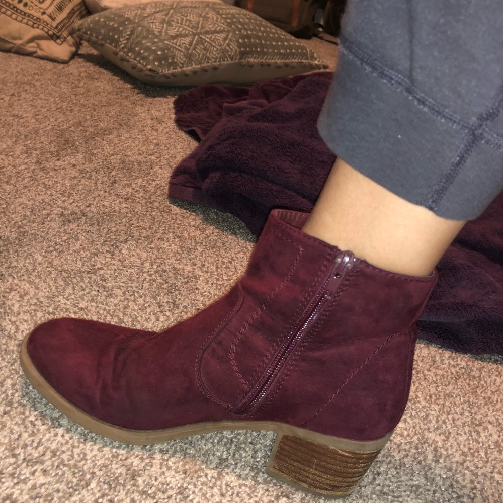 Maroon Booties - image 1